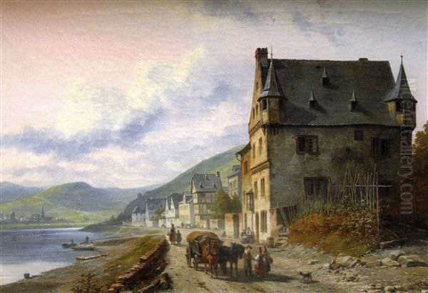 Paysans A La Sortie Du Village - view 1