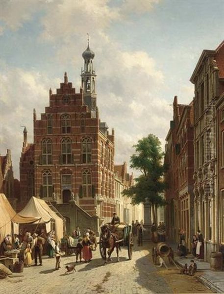 A Busy Street In Culemborg - view 1