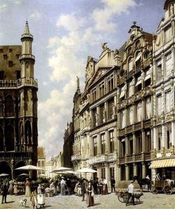 Vue De La Grande Place A Bruxelles