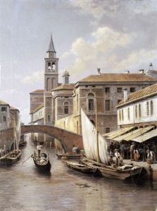 Le Marche Aux Poissons A Chioggia (italie)