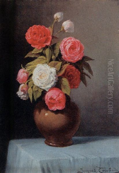 Roses In A Vase - view 1