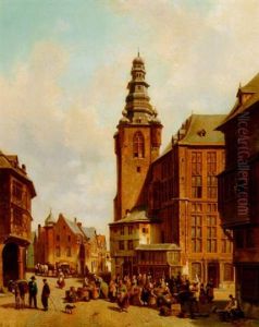 Der Huhnermarkt In Aachen