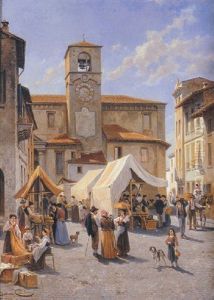 Market Day In Desanzano Market Day In Desanzano