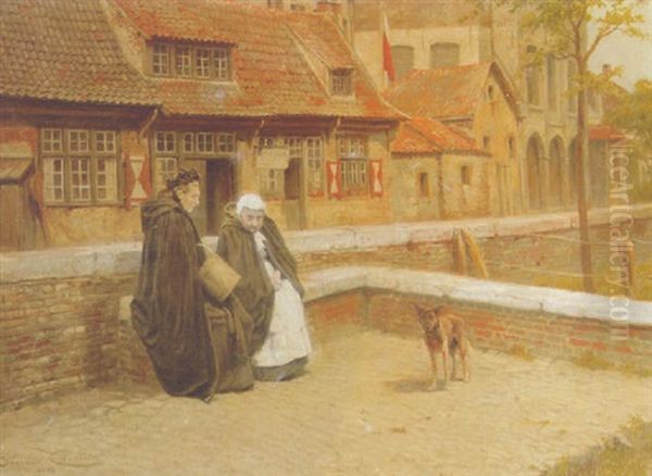 Elderly Ladies In Bruges - view 1