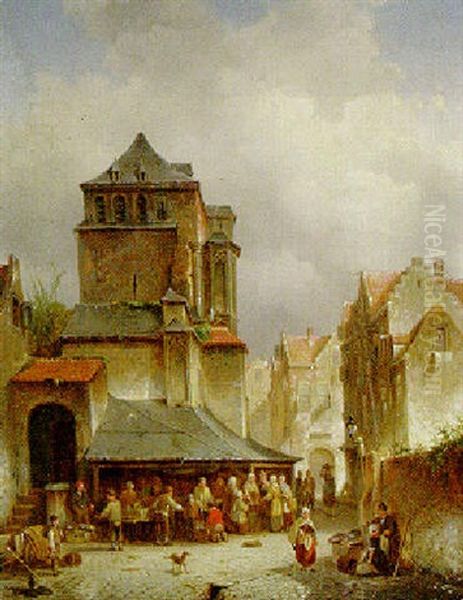 A Bustling Marketplace - view 1