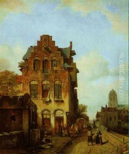 A Town Scene