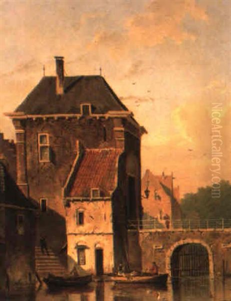 A Canal In Ghent - view 1