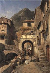 A Street In Monte Rosso, Cinque Terre, Genoa