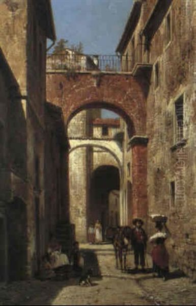 Italian Street Scene - view 1