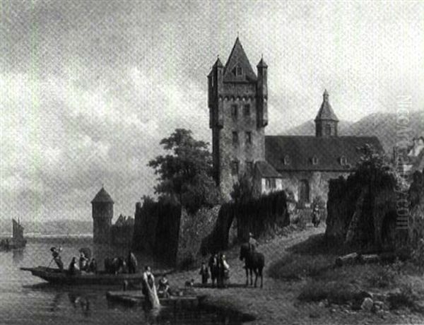 Vue De Eldfeld Au Bord Du Rhin - view 1