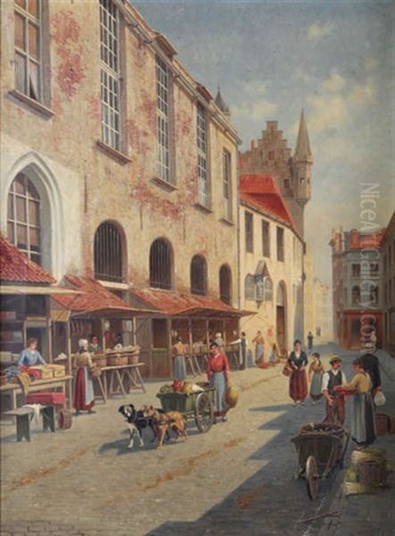 Vue D'une Rue Animee - view 1
