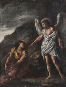 Tobias Und Der Engel by Giovanni Battista Caracciolo
