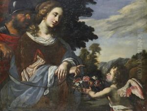 Mytologisk Scen by Giovanni Battista Caracciolo