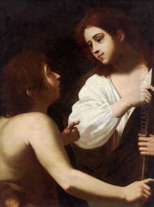 Der Jugendliche Christus Mit Dem Johannesknaben
