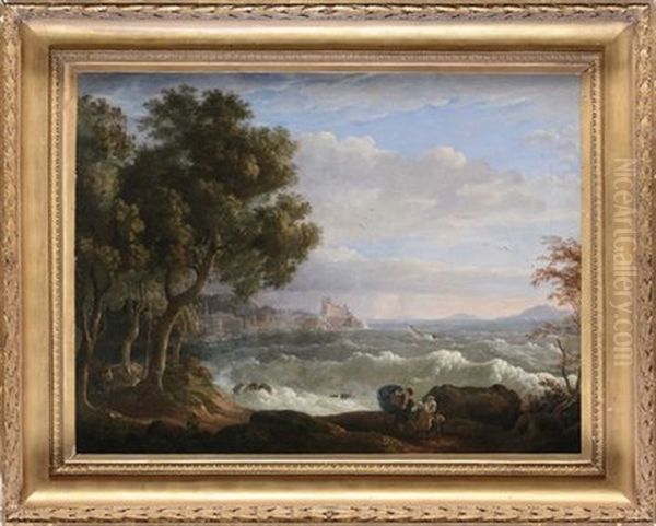 Paesaggio Con Mare In Tempesta - view 1