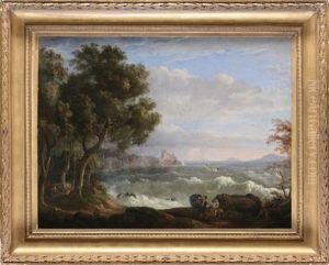 Paesaggio Con Mare In Tempesta by Lodovico Caracciolo
