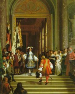 Le Retour Du Grand Conde Apres La Bataille De Senef, 1674 by Joseph Caraud