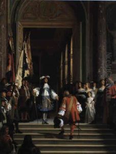 Le Retour Du Grand Conde Apres La Bataille De Senef by Joseph Caraud
