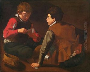 The Cardsharps by Michaelangelo Merisi Da Caravaggio
