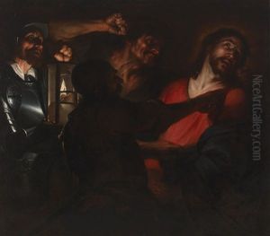 The Capture Of Christ by Michaelangelo Merisi Da Caravaggio
