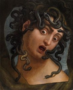Medusa by Michaelangelo Merisi Da Caravaggio