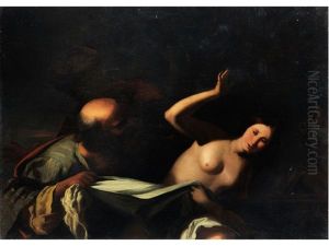 Susanna Und Die Beiden Alten by Michaelangelo Merisi Da Caravaggio