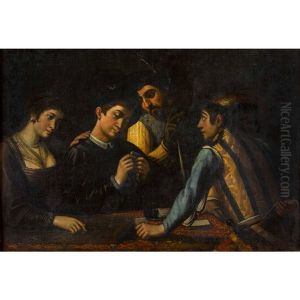 Der Falschspieler by Michaelangelo Merisi Da Caravaggio