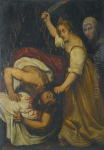 Judith And Holofernes by Michaelangelo Merisi Da Caravaggio