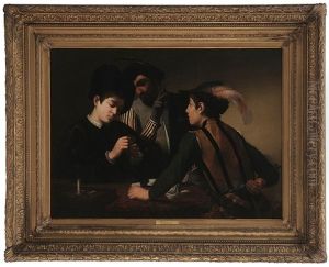 The Cardsharps by Michaelangelo Merisi Da Caravaggio
