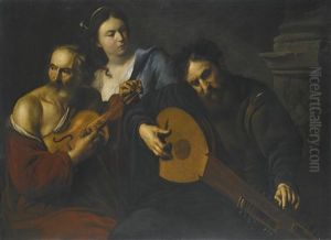 A Concert by Michaelangelo Merisi Da Caravaggio