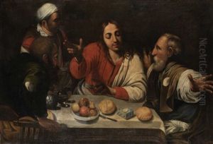 The Supper At Emmaus by Michaelangelo Merisi Da Caravaggio