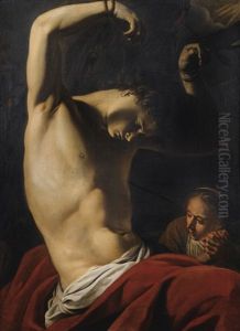 Saint Sebastien by Michaelangelo Merisi Da Caravaggio