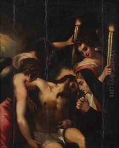 Beweinung Christi by Michaelangelo Merisi Da Caravaggio