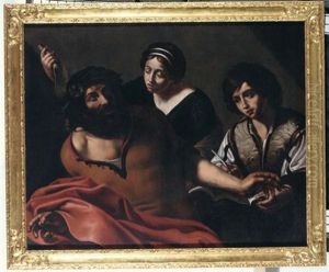 Omero Recita L'iliade by Michaelangelo Merisi Da Caravaggio