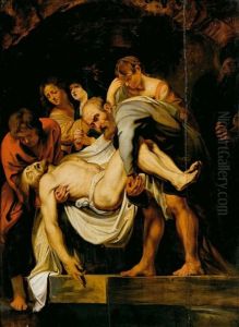 Entierro De Cristo by Michaelangelo Merisi Da Caravaggio