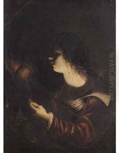 Profilo Di Donna Al Lume Artificiale Profilo Di Donna Al Lume Artificiale