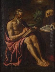 San Jeronimo Penitente by Michaelangelo Merisi Da Caravaggio