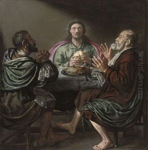 The Supper At Emmaus by Michaelangelo Merisi Da Caravaggio