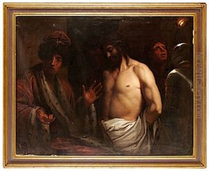 Jesus Infor Pontius Pilatus by Michaelangelo Merisi Da Caravaggio