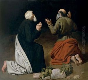 Two Apostles by Michaelangelo Merisi Da Caravaggio