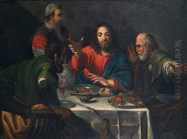 Le Christ Et Les Pelerins D'emmaus - view 1