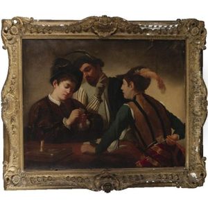 The Cardsharps by Michaelangelo Merisi Da Caravaggio
