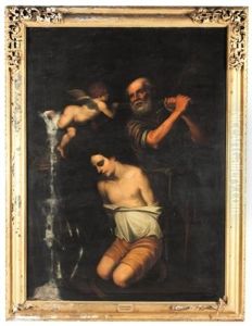 The Sacrifice Of Isaac by Michaelangelo Merisi Da Caravaggio
