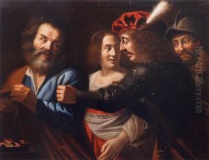 Il Rinnegamento Di Pietro by Michaelangelo Merisi Da Caravaggio