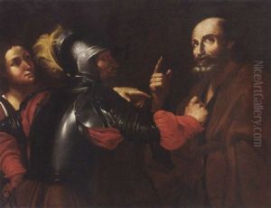 The Denial Of Saint Peter by Michaelangelo Merisi Da Caravaggio