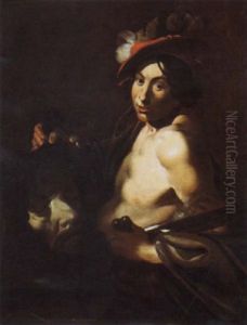 Davide E Golia by Michaelangelo Merisi Da Caravaggio