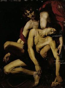 Apollo And Hyacinthus by Michaelangelo Merisi Da Caravaggio