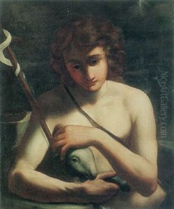 The Young Saint John The Baptist by Michaelangelo Merisi Da Caravaggio