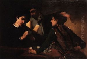 The Card Players by Michaelangelo Merisi Da Caravaggio