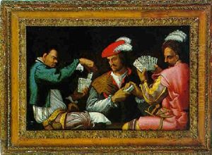 Kartenspieler by Michaelangelo Merisi Da Caravaggio